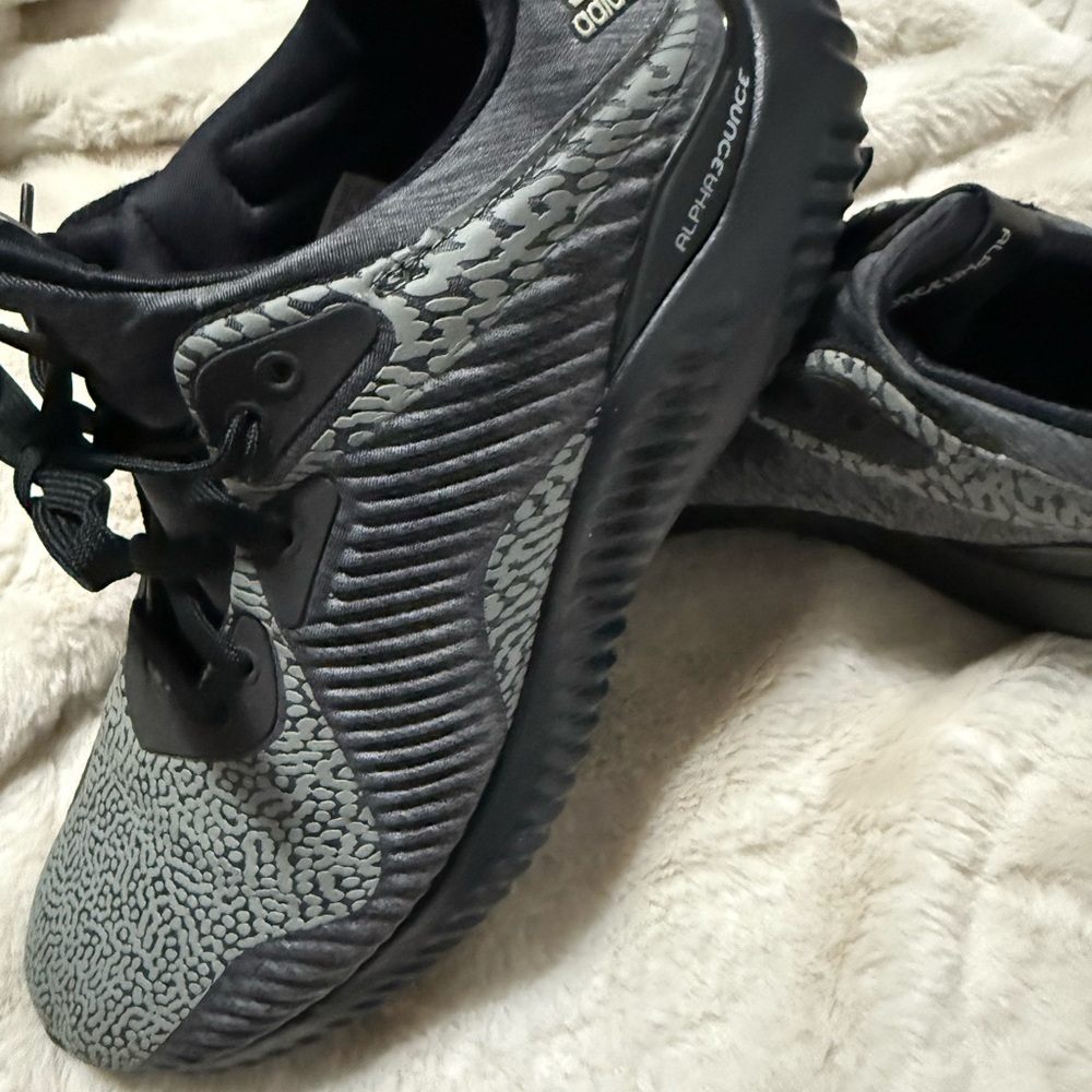adidas Women's Athletic Shoes - Black and Gray